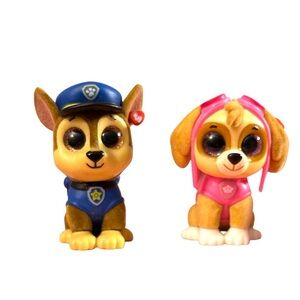 NWT  TY Mini Boo Figures Chase and Skye